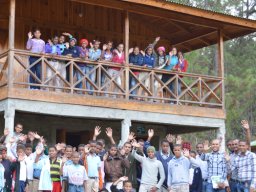 students at camp aventura higuera dominican republic